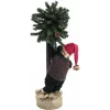 EUROPALMS Oso de Navidad con árbol de Navidad, 105 cm 83314804