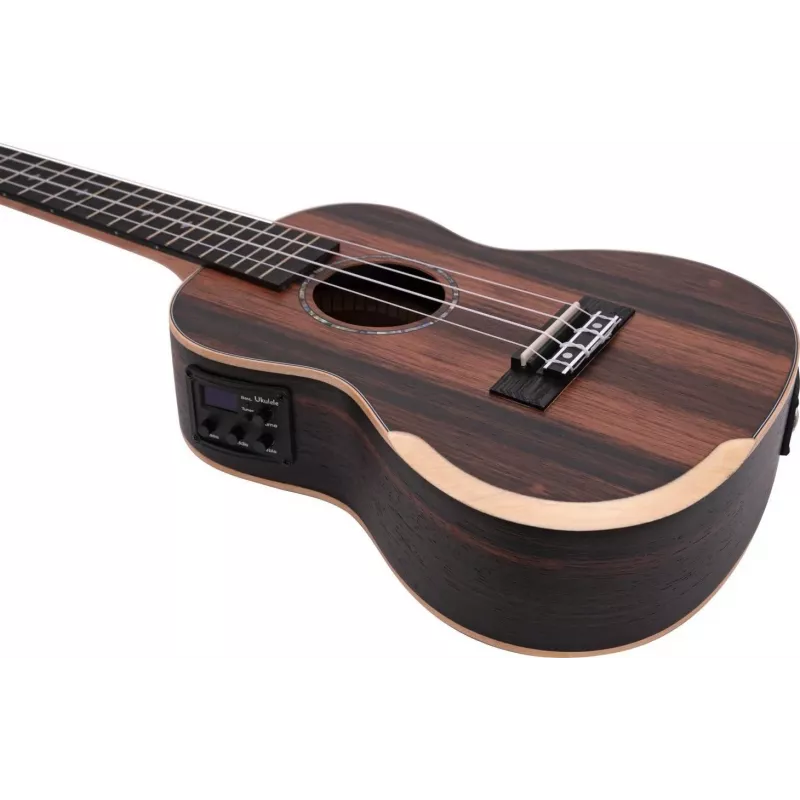 DIMAVERY UK-800 Ukelele de concierto, ébano 26255856