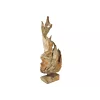 EUROPALMS Escultura de raíz de teca natural 160 cm 83200185