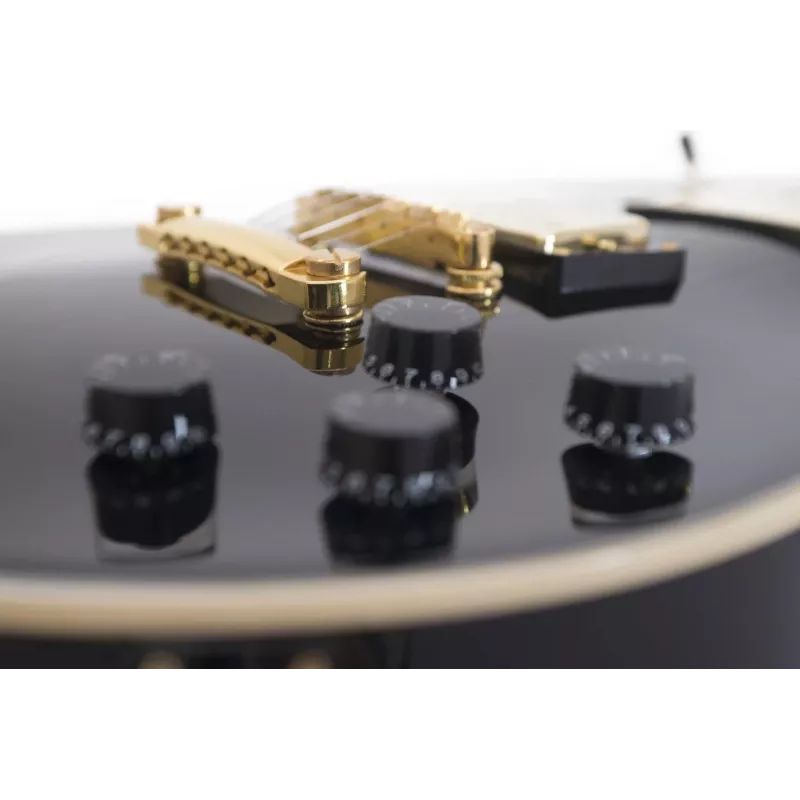 DIMAVERY LP-530 Guitarra eléctrica, negro/dorado 26215156