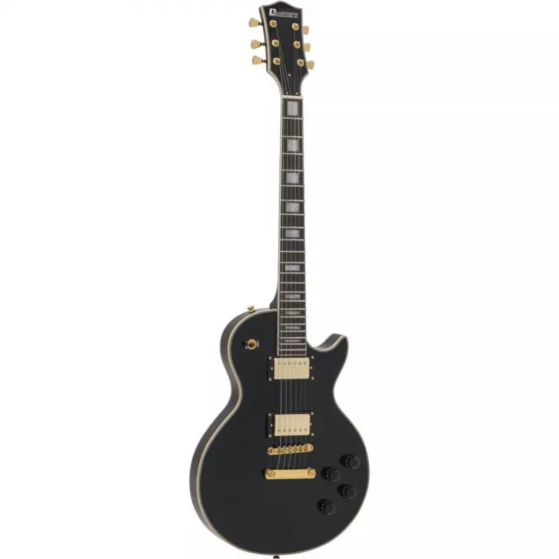 DIMAVERY LP-530 Guitarra eléctrica, negro/dorado 26215156