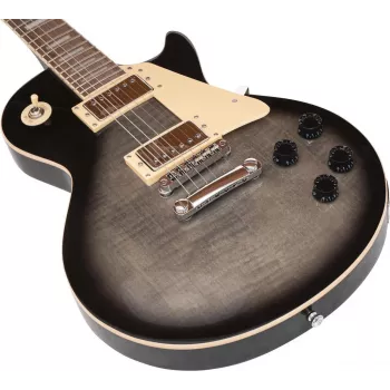 DIMAVERY LP-750 Guitarra eléctrica, Translucent Gray Blackburst 26219396