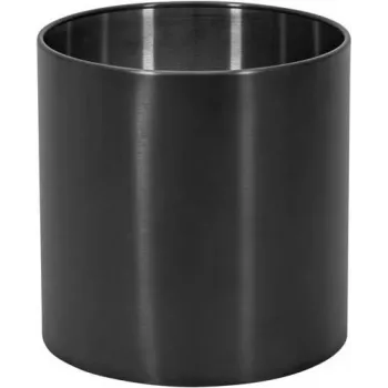 EUROPALMS STEELECHT-35 Nova Maceta de acero inoxidable, antracita, Ø35 cm 83011397