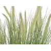 EUROPALMS Hierba decorativa artificial florecida, 70 cm, flores blancas, maceta negra 82600147