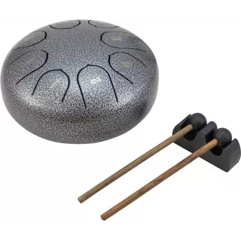 DIMAVERY TD-8 Tambor de lengüetas de acero, plateado (26058339)