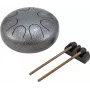 DIMAVERY TD-8 Tambor de lengüetas de acero, plateado (26058339)