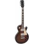 DIMAVERY LP-700 Guitarra eléctrica, Flamed Brown 26219389