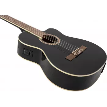 DIMAVERY CN-600E guitarra clásica, negra 26235007