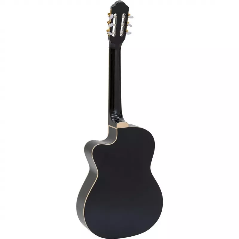 DIMAVERY CN-600E guitarra clásica, negra 26235007
