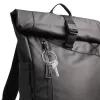 TROIKA ANONYMUS etiqueta de equipaje con solapa de protección, metal cromado, plata LTG26/MA