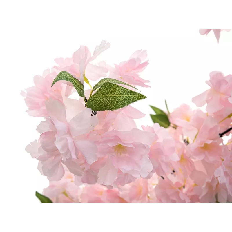 EUROPALMS árbol de cerezo en flor artificial con 3 troncos, rosa, 160cm 82507834
