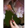 EUROPALMS árbol de cerezo en flor artificial con 3 troncos, rosa, 160cm 82507834