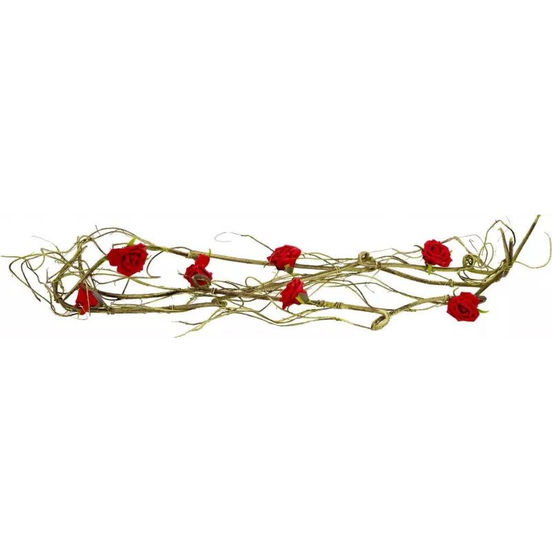 EUROPALMS guirnalda de rosas artificiales (EVA), rojo 82530583
