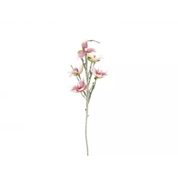 EUROPALMS rama de magnolia artificial (EVA), blanco-rosa 82530587