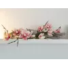 EUROPALMS rama de magnolia artificial (EVA), blanco-rosa 82530587
