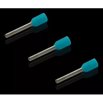 Rittal 4050757 terminal tubular aislado 0,34 mm² turquesa 500 uds.