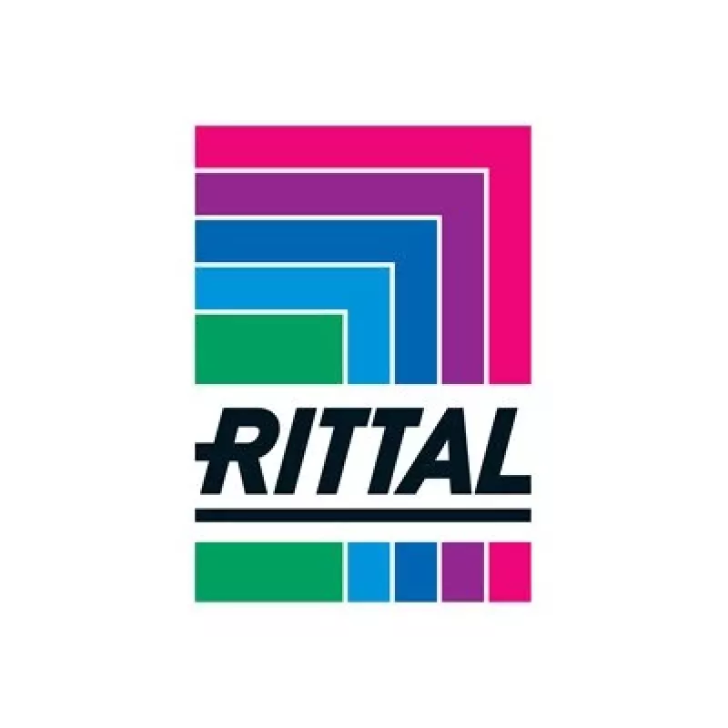 Rittal Placa de brida modular, troquelado métrico, plástico, gris claro 2561200
