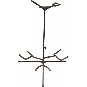 DIMAVERY Soporte para tres guitarras, negro (26348110)