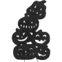 EUROPALMS Silhouette Pumpkins, decoración de Halloween 82cm 83505009