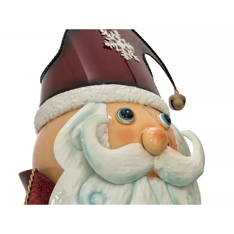 EUROPALMS Figura metálica de Papá Noel roja 150cm 83314903