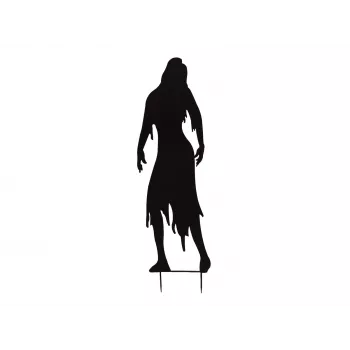 EUROPALMS Silueta de metal mujer zombi 135 cm 83505106