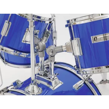 Dimavery JDS-305 Batería infantil azul con platillos y pedal de bombo