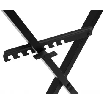 DIMAVERY SL-4 Soporte para teclado con estructura en X de acero negro 26702063