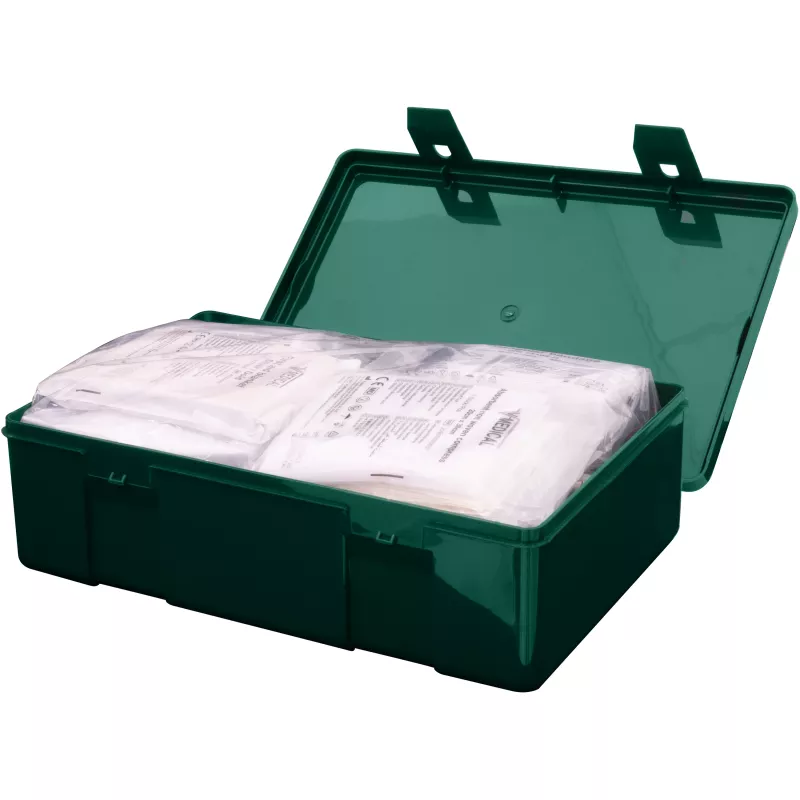 Petex Botiquín de primeros auxilios DIN 13157 270 x 85 x 180 mm verde 43924213