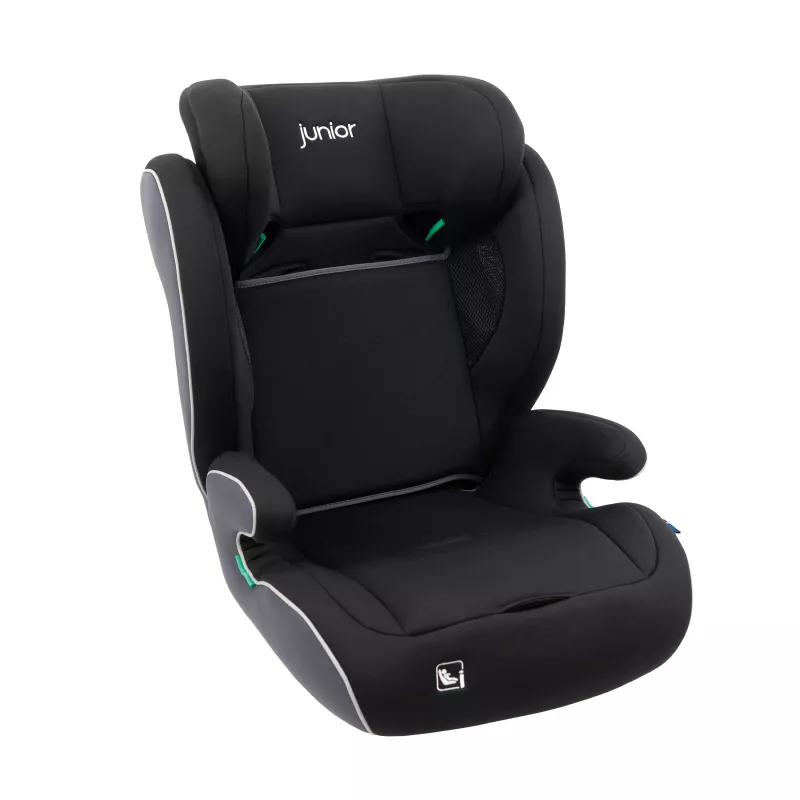 Petex Supreme Plus 1151 Silla infantil para coche ISOFIX negra HDPE ECE R129 i-Size 76-150 cm