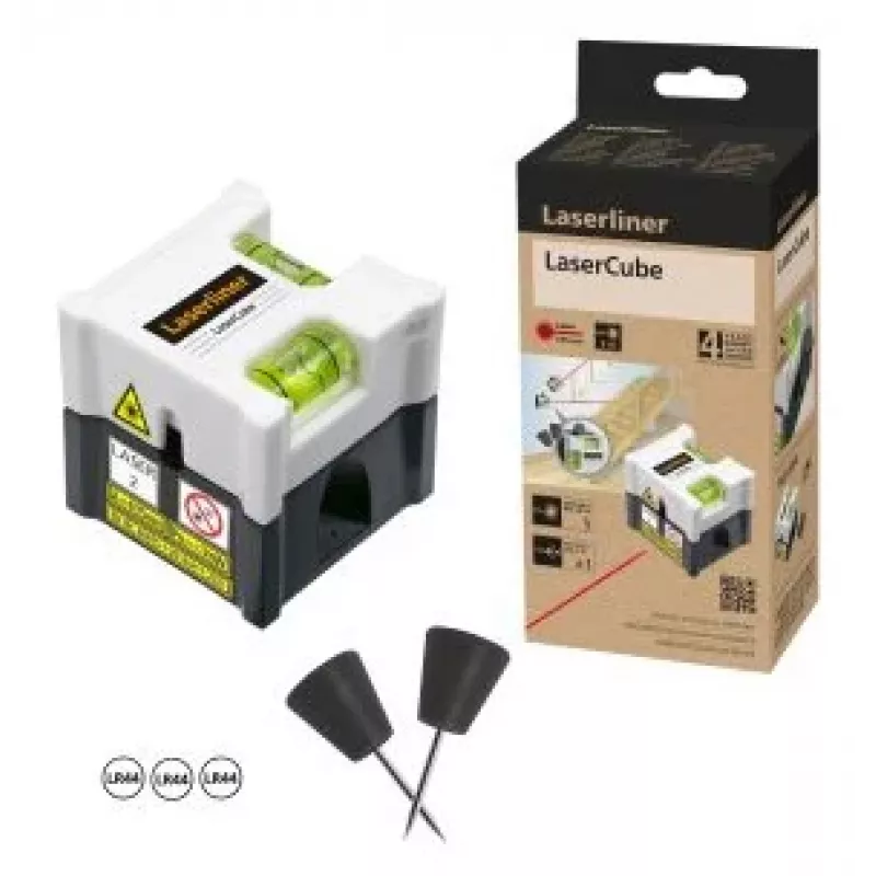 Laserliner LaserCube láser de línea, alcance 5 m 081.108E