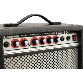 DIMAVERY GA-15 Amplificador combo para guitarra eléctrica 15W (26360120)