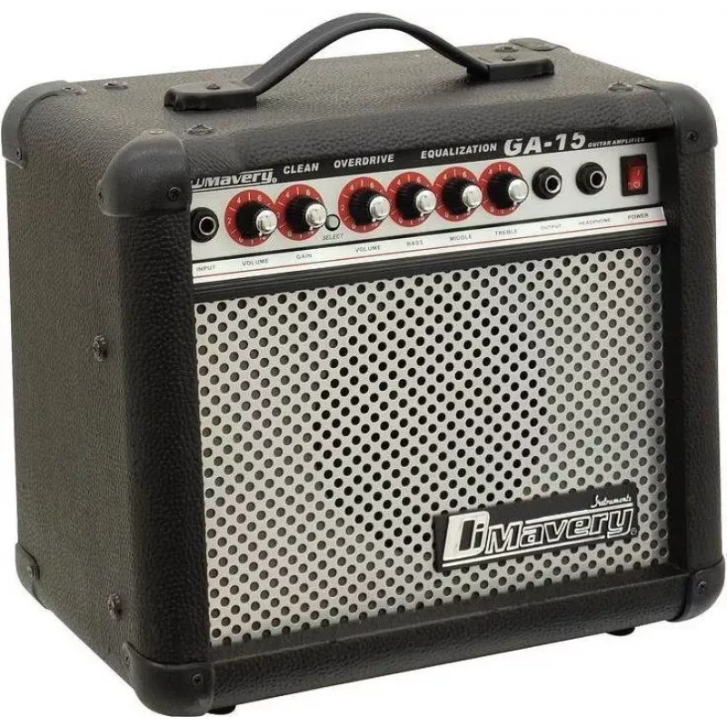 DIMAVERY GA-15 Amplificador combo para guitarra eléctrica 15W (26360120)