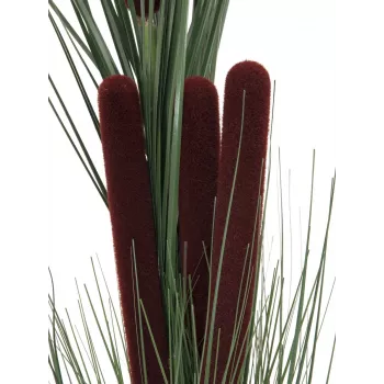 EUROPALMS Hierba artificial con espigas, verde oscuro, 152 cm 82505854