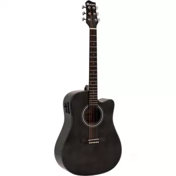 Dimavery STW-90 Guitarra acústica dreadnought, vintage black 26245082
