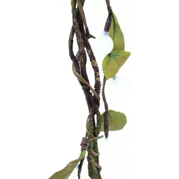 EUROPALMS Guirnalda de mirto de turbera con LED, blanca, 180 cm 83330308
