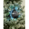 EUROPALMS Bola de nieve LED 8 cm, negra, pack de 5 (83501236)