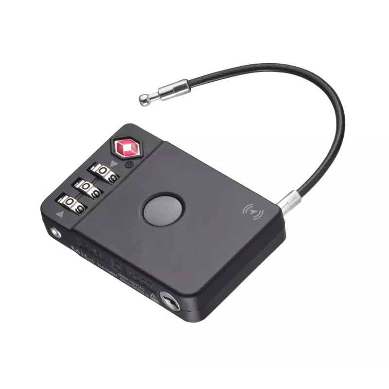TROIKA Candado de combinación TSA para maletas TRACK & FIND LOCK (LOK26/BK) – negro