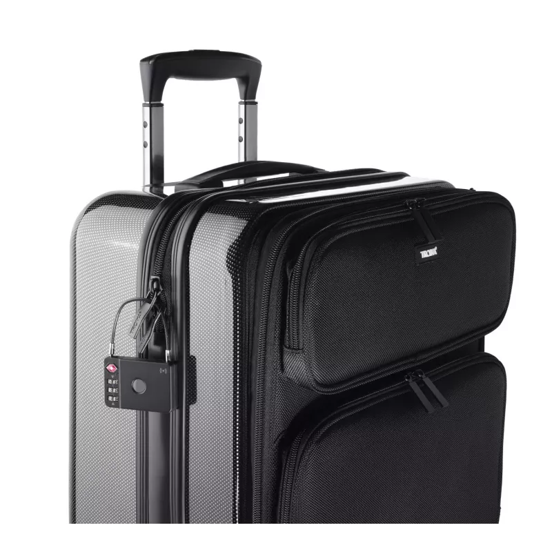 TROIKA Candado de combinación TSA para maletas TRACK & FIND LOCK (LOK26/BK) – negro