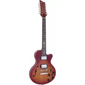 DIMAVERY LP-612 Guitarra eléctrica, flamed sunburst 26215180