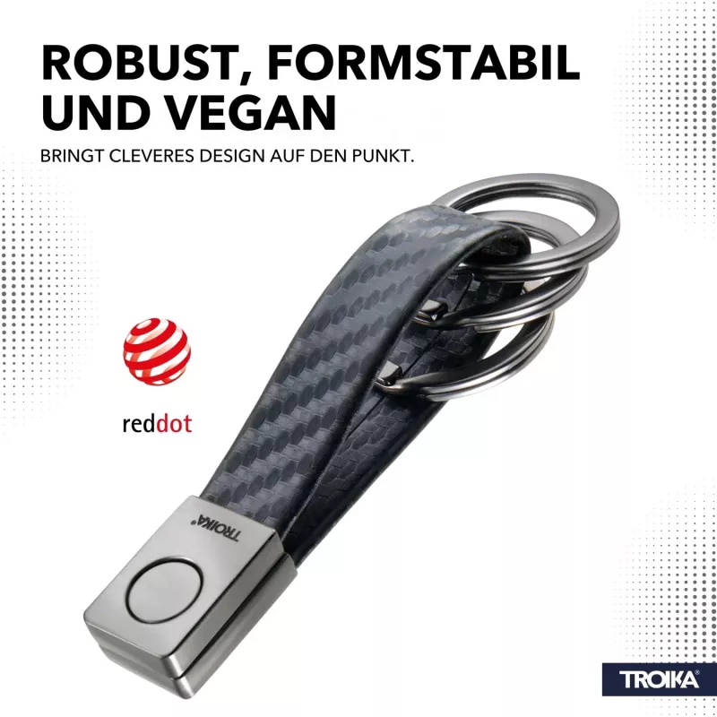 TROIKA TWISTER CARBON llavero (KRG649/CB)