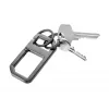 TROIKA ALVAR NERO Llavero con mosquetón, gunmetal/negro (KR26-05/GM)