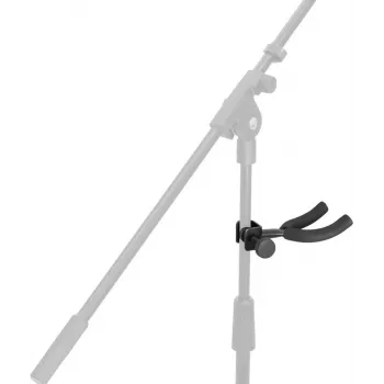 DIMAVERY Soporte de guitarra adaptador para pie de micrófono, negro 26348028