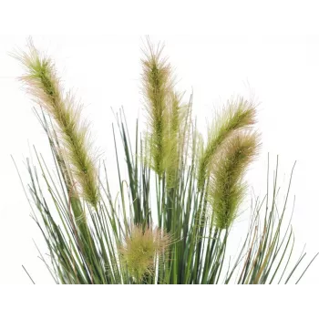 EUROPALMS Hierba de pantano artificial en maceta decorativa, 60 cm 82505862