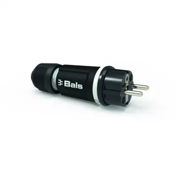 BALS 7371-1 conector macho Schuko 16A 3p 250V IP54 negro goma