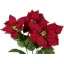 EUROPALMS Arbusto de estrella de Navidad artificial, rojo, 50 cm 83500439
