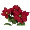 EUROPALMS Arbusto de estrella de Navidad artificial, rojo, 50 cm 83500439