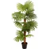 EUROPALMS Palmera de abanico planta artificial 130 cm 82509302