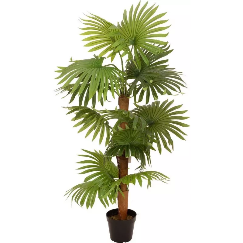 EUROPALMS Palmera de abanico planta artificial 130 cm 82509302