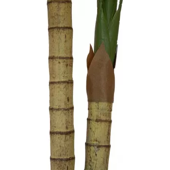 EUROPALMS Palmera areca, de 2 troncos, planta artificial, 120 cm (82509410)