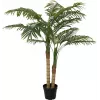 EUROPALMS Palmera areca, de 2 troncos, planta artificial, 120 cm (82509410)